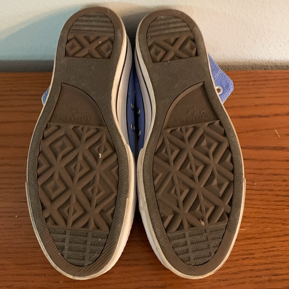 Light Blue High-Top Converse - Picture 4 of 5